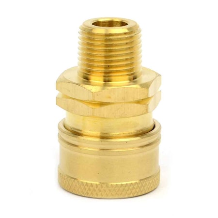 Interstate Pneumatics Pressure Washer 3/8 Inch MNPT Brass Coupler 2700 PSI PW7141